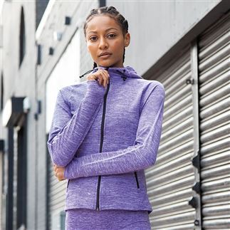 Women's hoodie with reflective tape